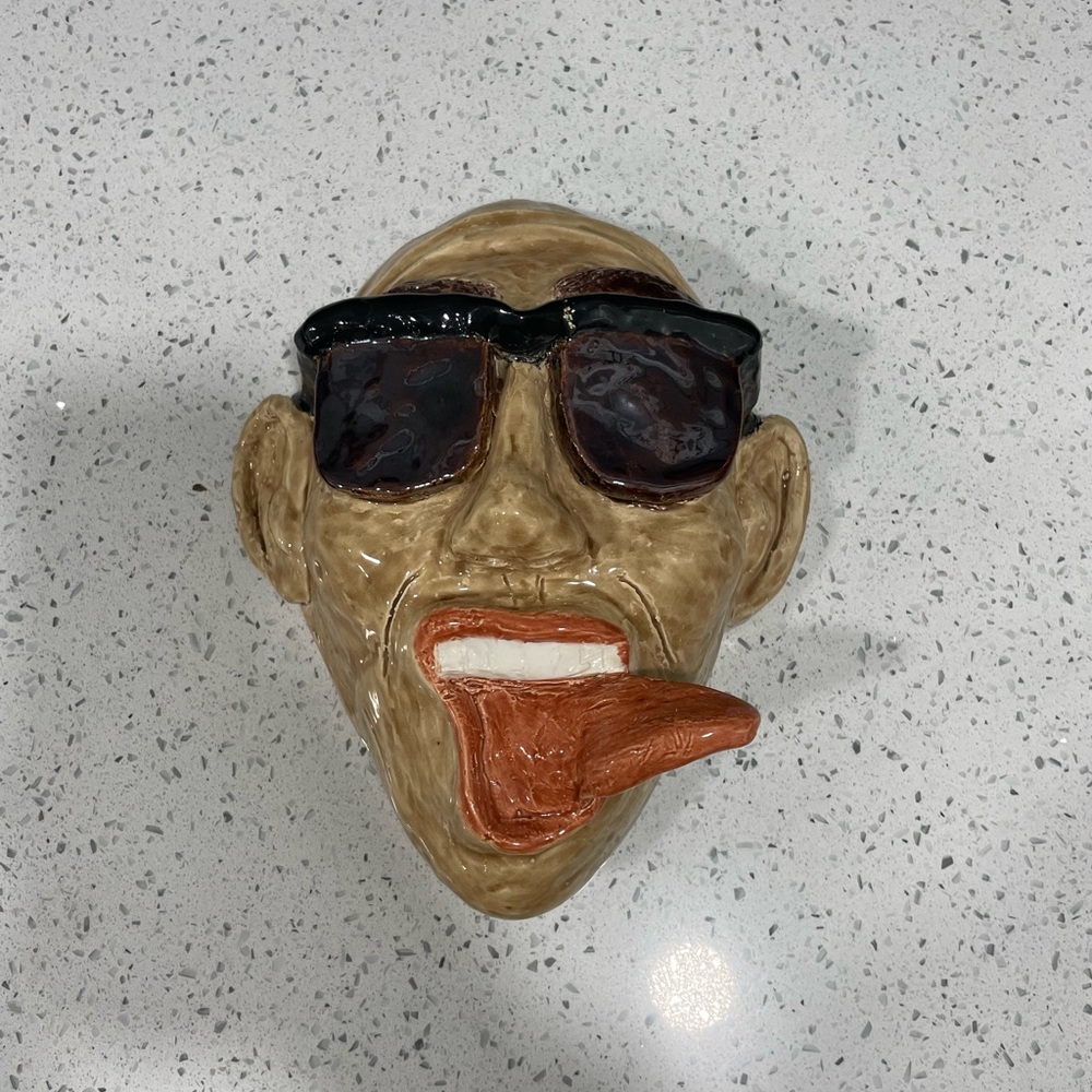 Rock Star ceramic face